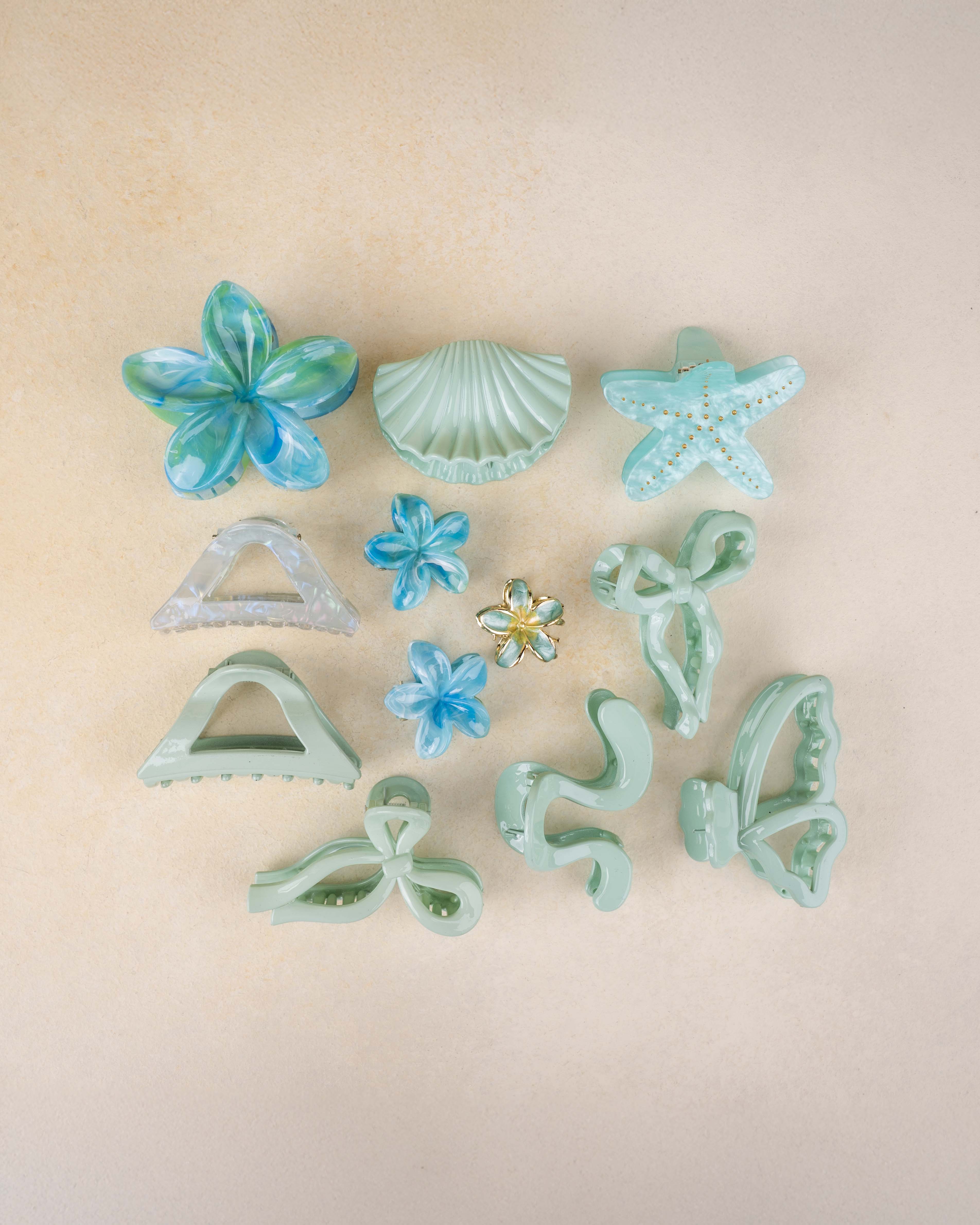 Mint Lagoon Claw – Set of 12